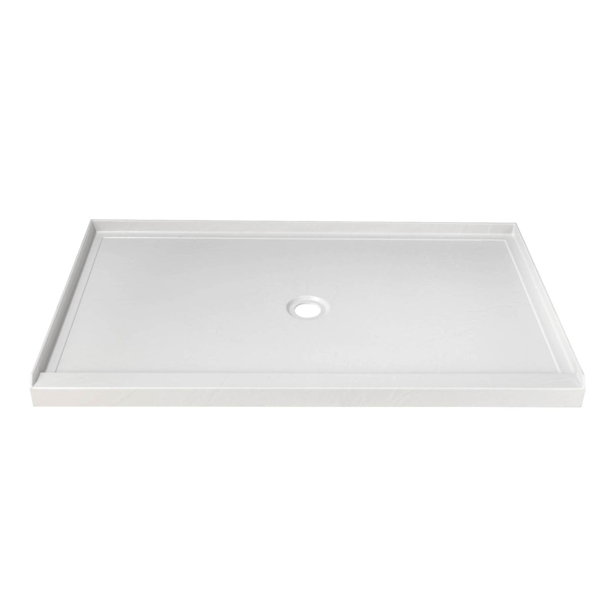 Mokleba 60"x36" Center Drain Anti-Slip Shower Pan