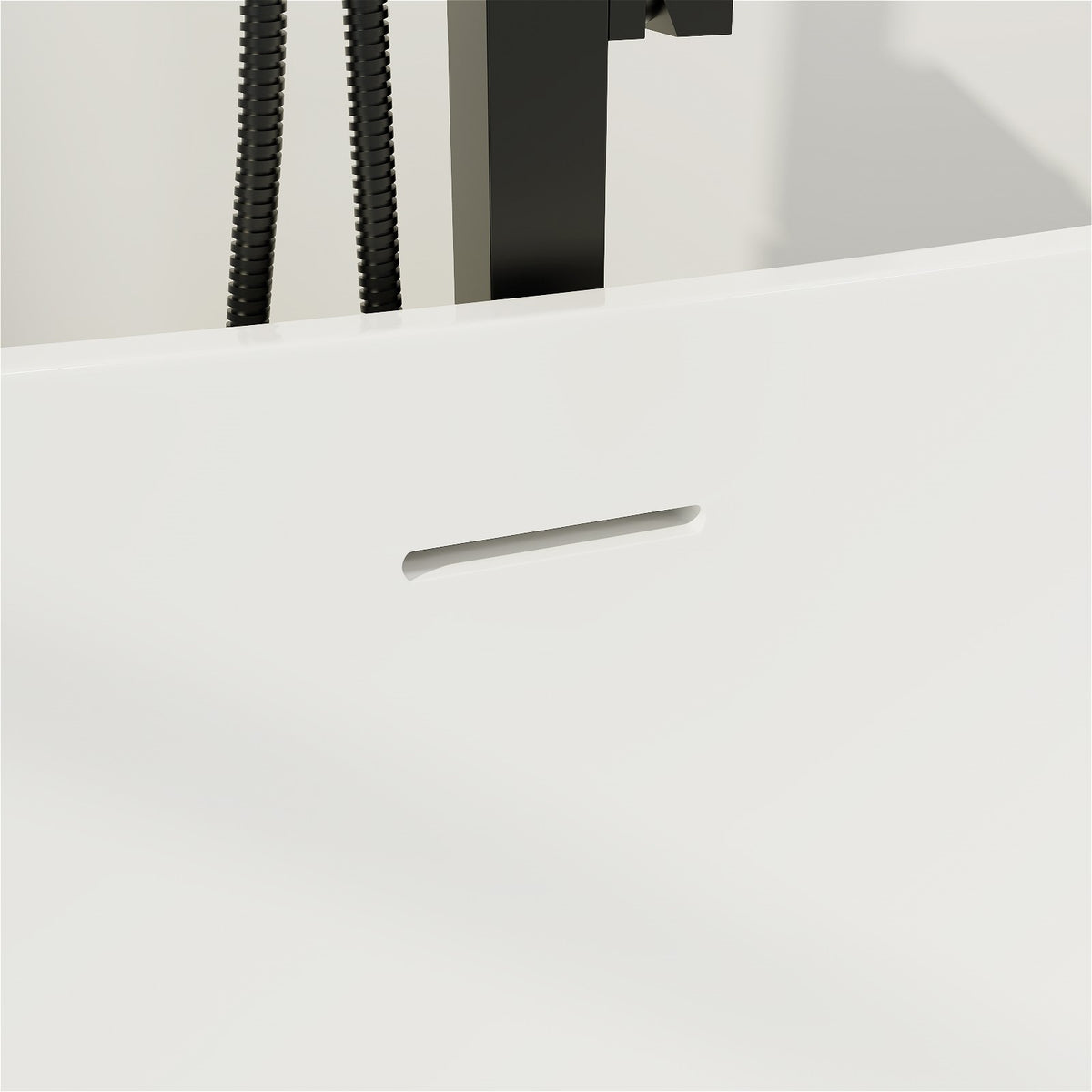 Acrylic Freestanding Bathtub 67 Inch Mokleba