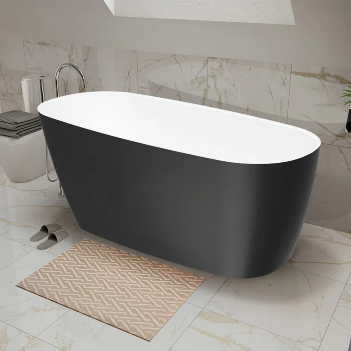 Comfortable Soaking Gray