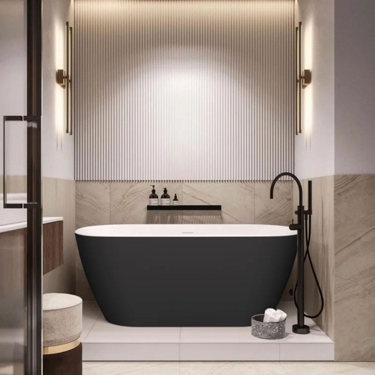 Comfortable Soaking Gray