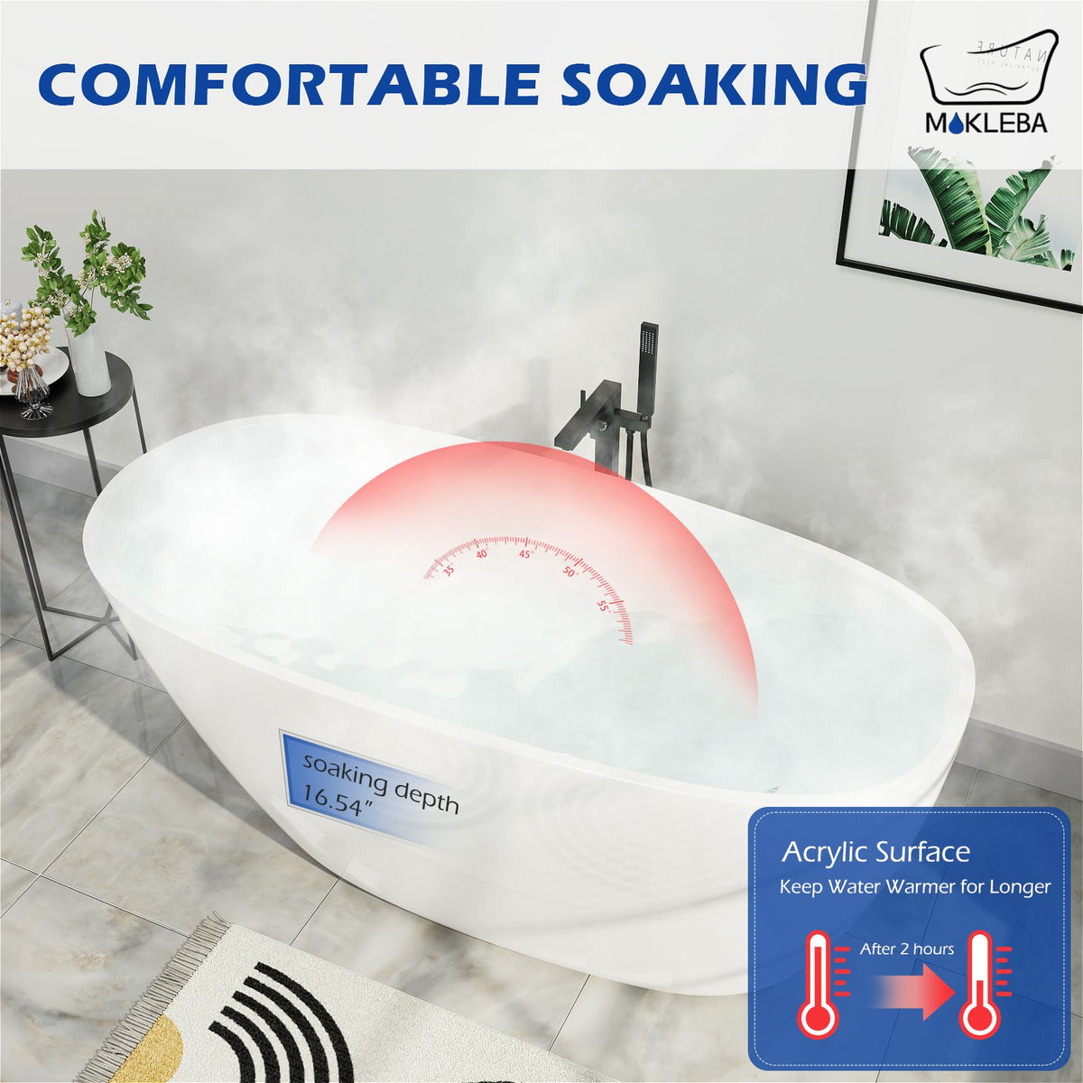 Comfortable Soaking