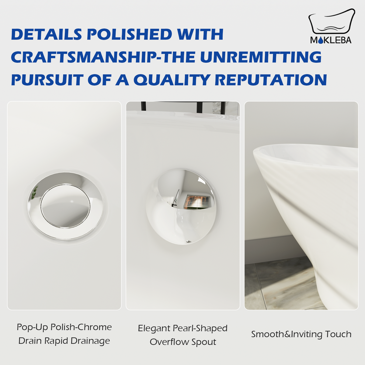 Details Polished Craftsmanship 67 Inch