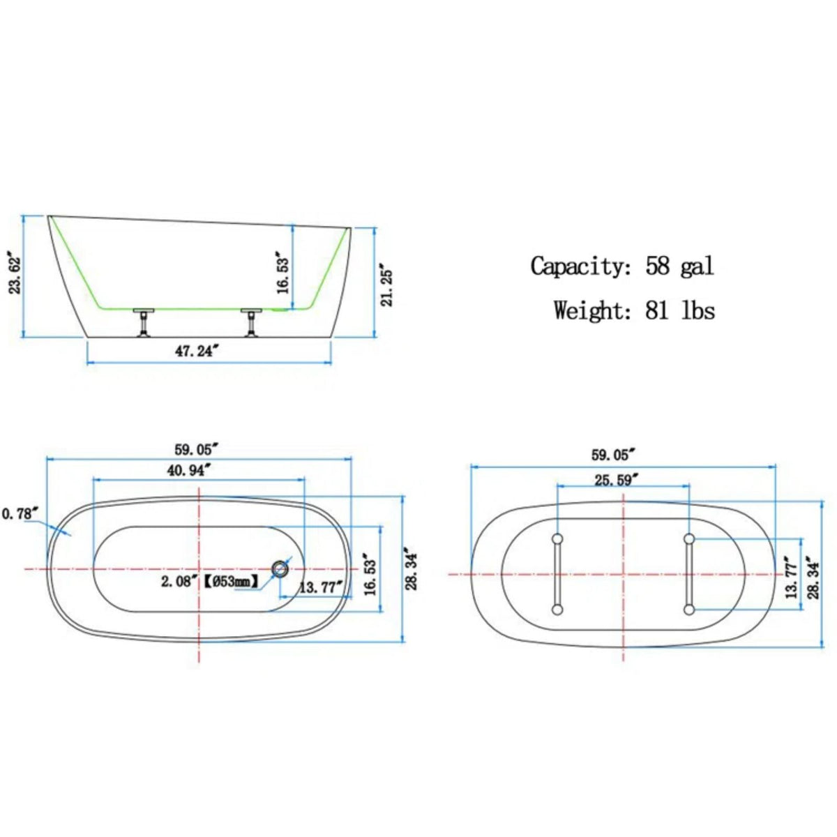 Product Dimensions Gray