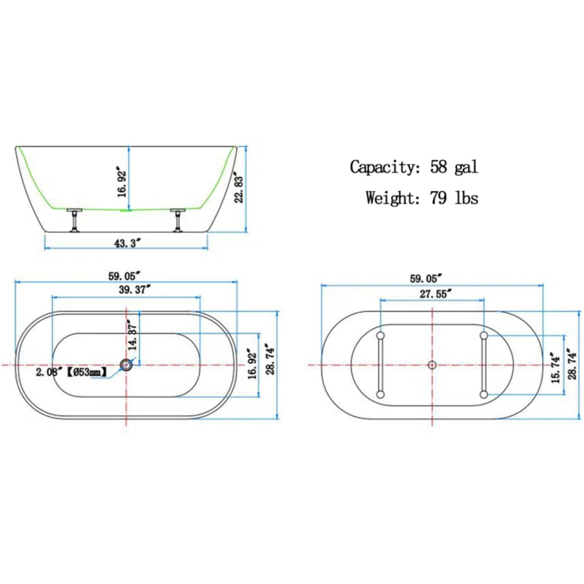 Product Size Gray