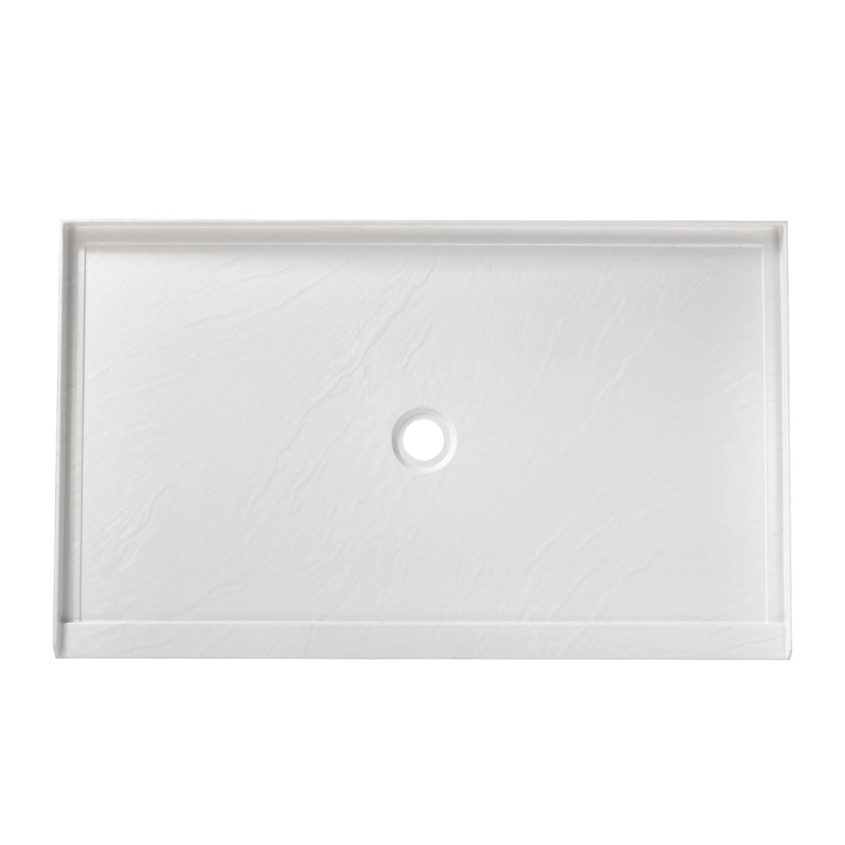 Mokleba 60"x36" Center Drain Anti-Slip Shower Pan