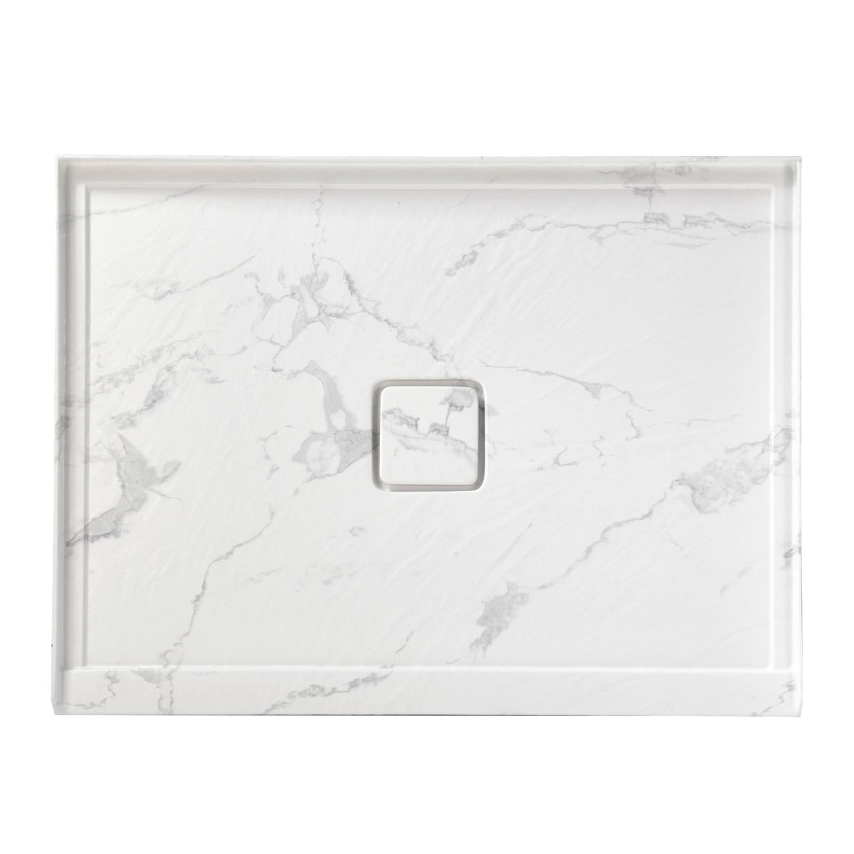 Mokleba 60"x36" Center Drain Square Outlet Shower Pan