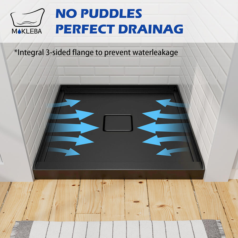 Mokleba 36"x36" Square Center Drain Shower Pan