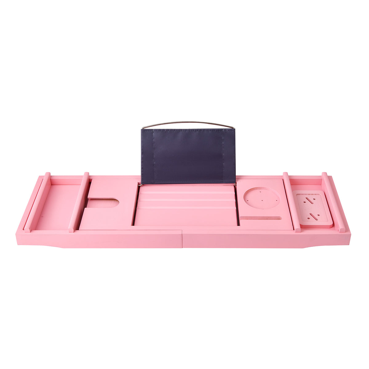 Mokleba Bamboo Bathtub Caddy and Bath Ball Set