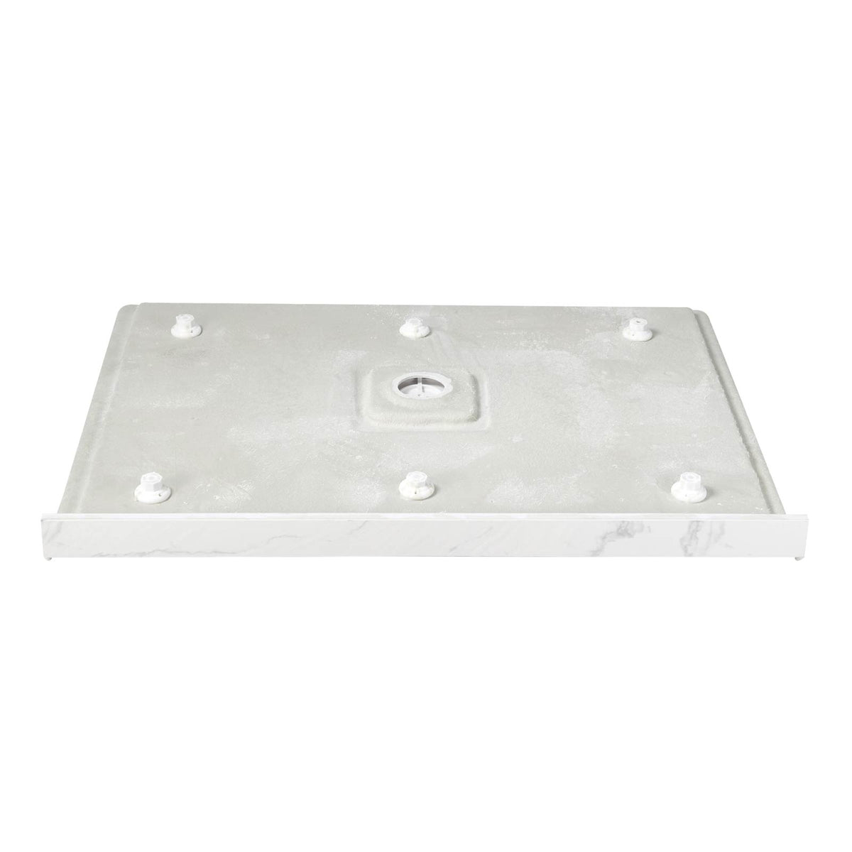 Mokleba 60"x36" Center Drain Square Outlet Shower Pan