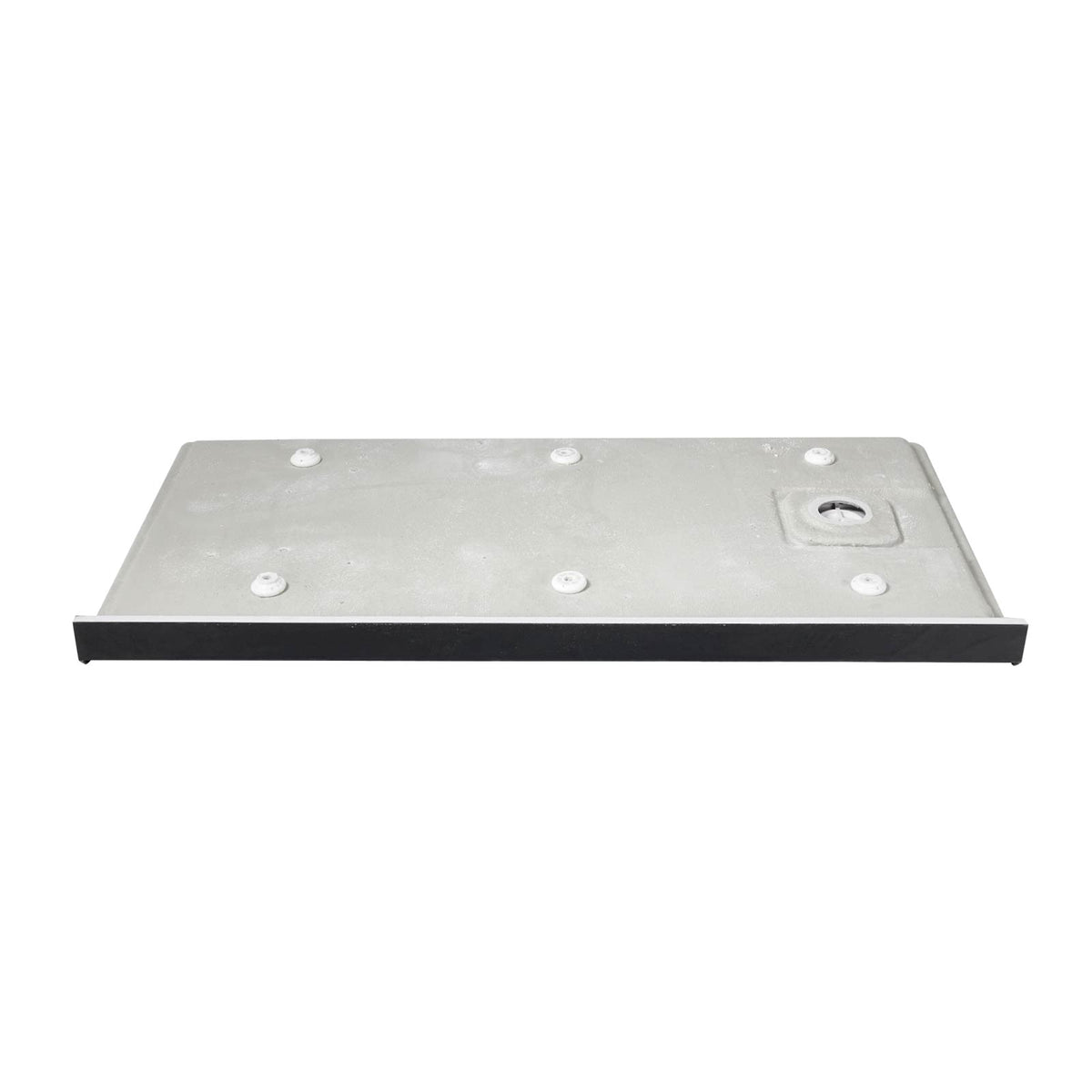 Mokleba 60"x32" Left Drain Shower Pan with Slip Resistant Rock Texture