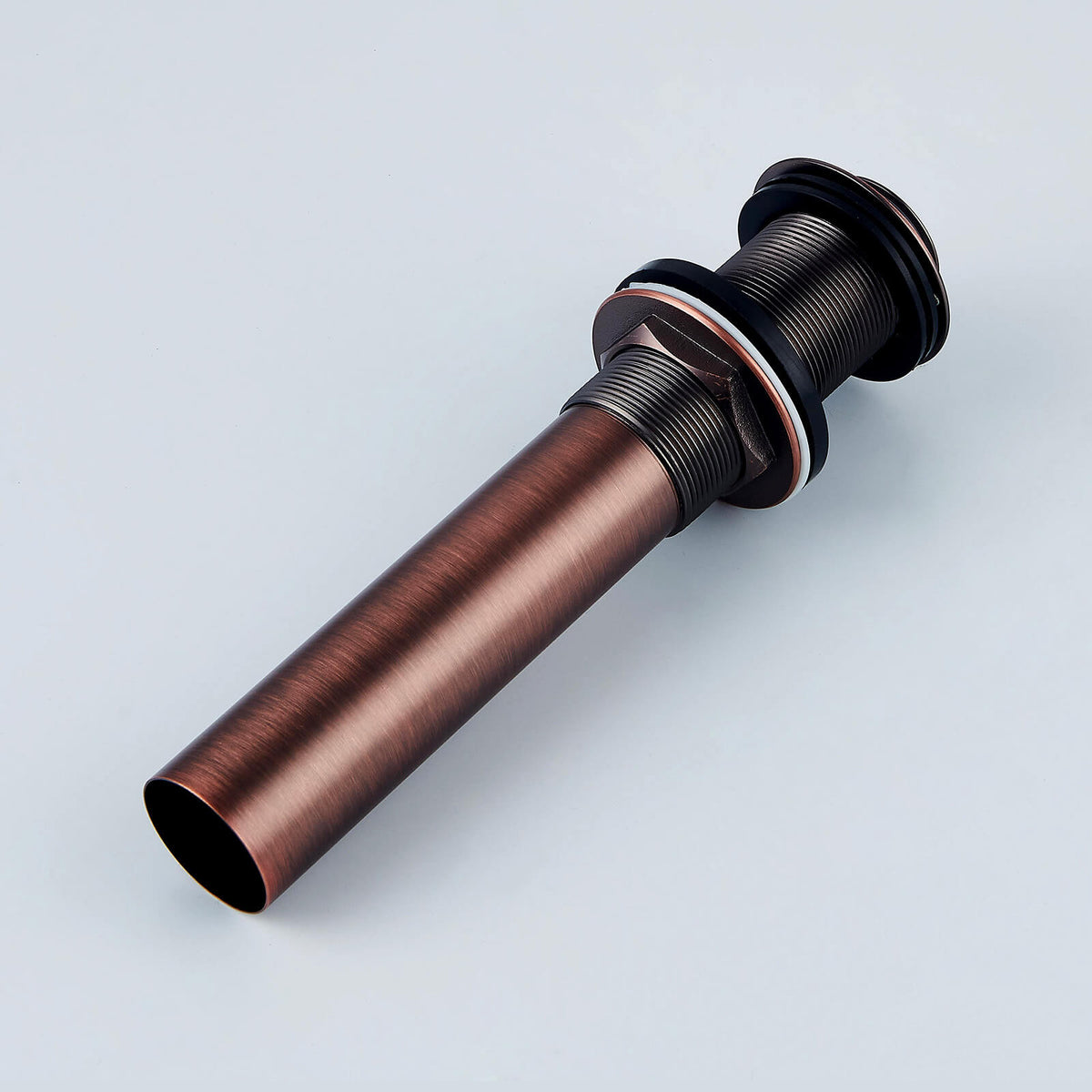 All-Brass No Overflow Bathroom Sink Drain Stopper, 5 Finishes