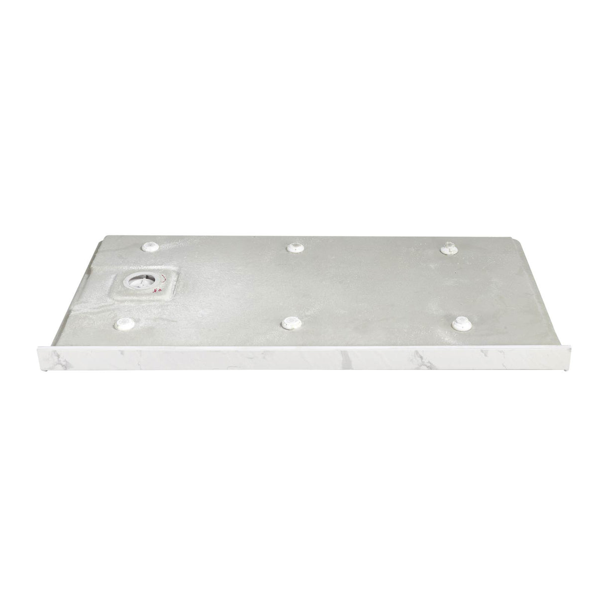 Mokleba 60"x32" Right Drain Shower Pan with Anti-Slip Rock Texture