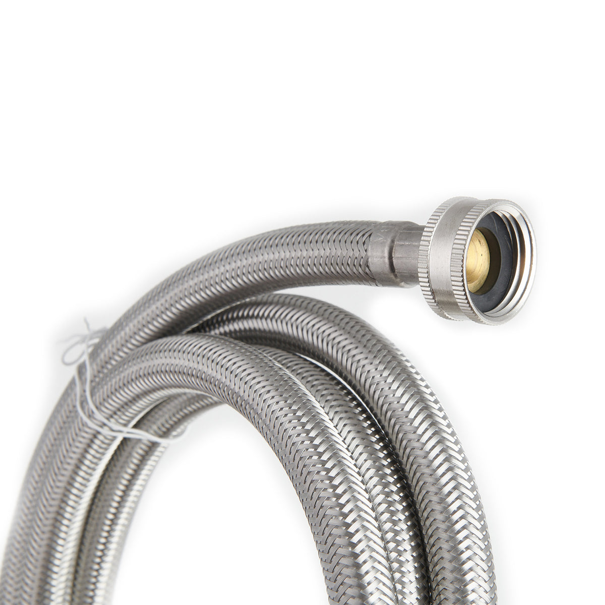 Mokleba Washing Machine Inlet Hose 4FT/6FT, 3/4" Stainless Steel Water Supply Line