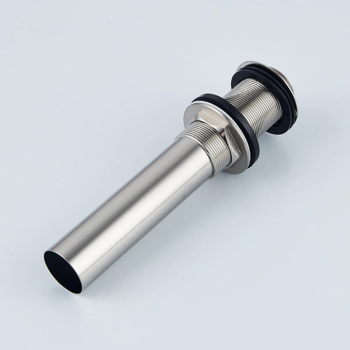 All-Brass No Overflow Bathroom Sink Drain Stopper, 5 Finishes