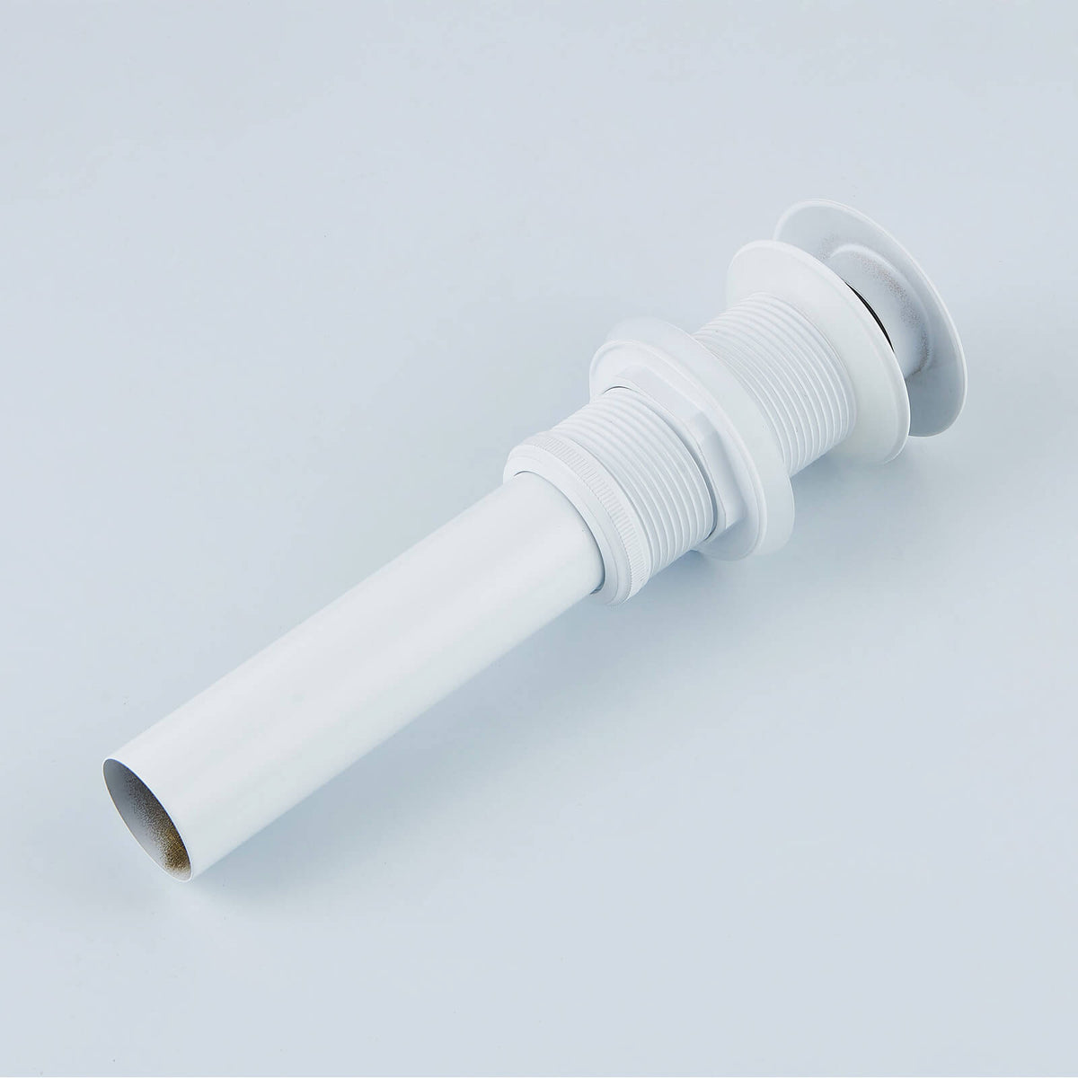 Solid Brass Pop-Up Sink Drain for Vessel Sinks Without Overflow, 5 Finishes