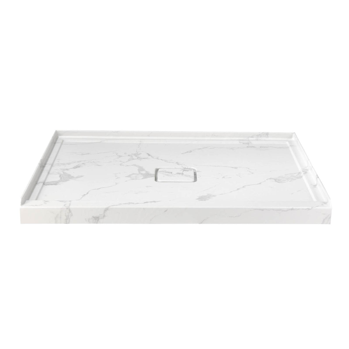 Mokleba 60"x36" Center Drain Square Outlet Shower Pan