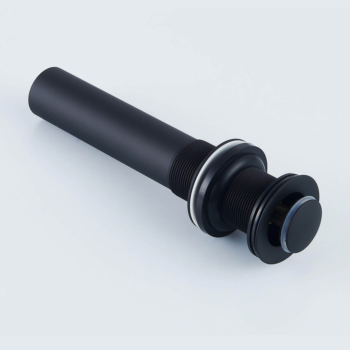 All-Brass No Overflow Bathroom Sink Drain Stopper, 5 Finishes