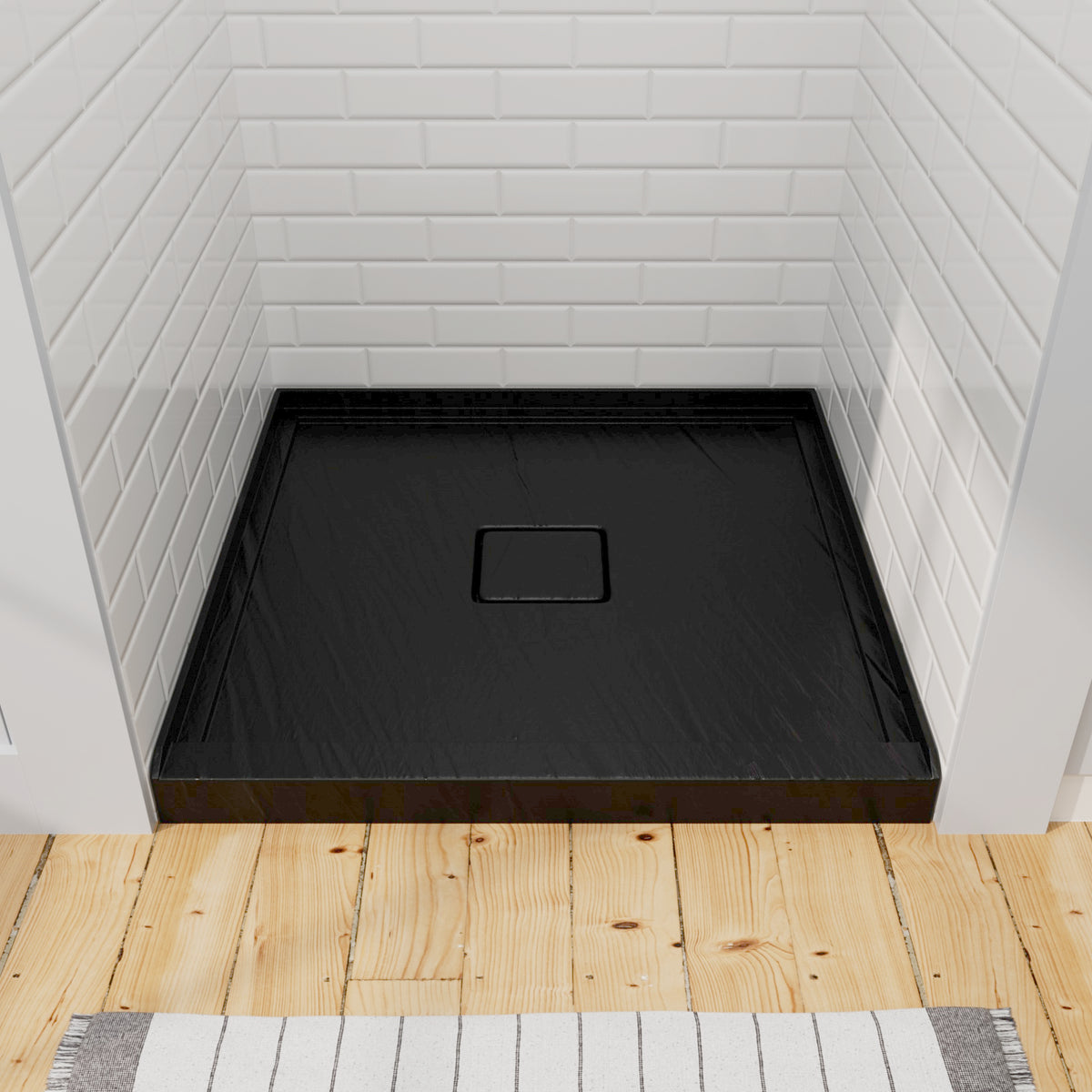 Mokleba 36"x36" Square Center Drain Shower Pan