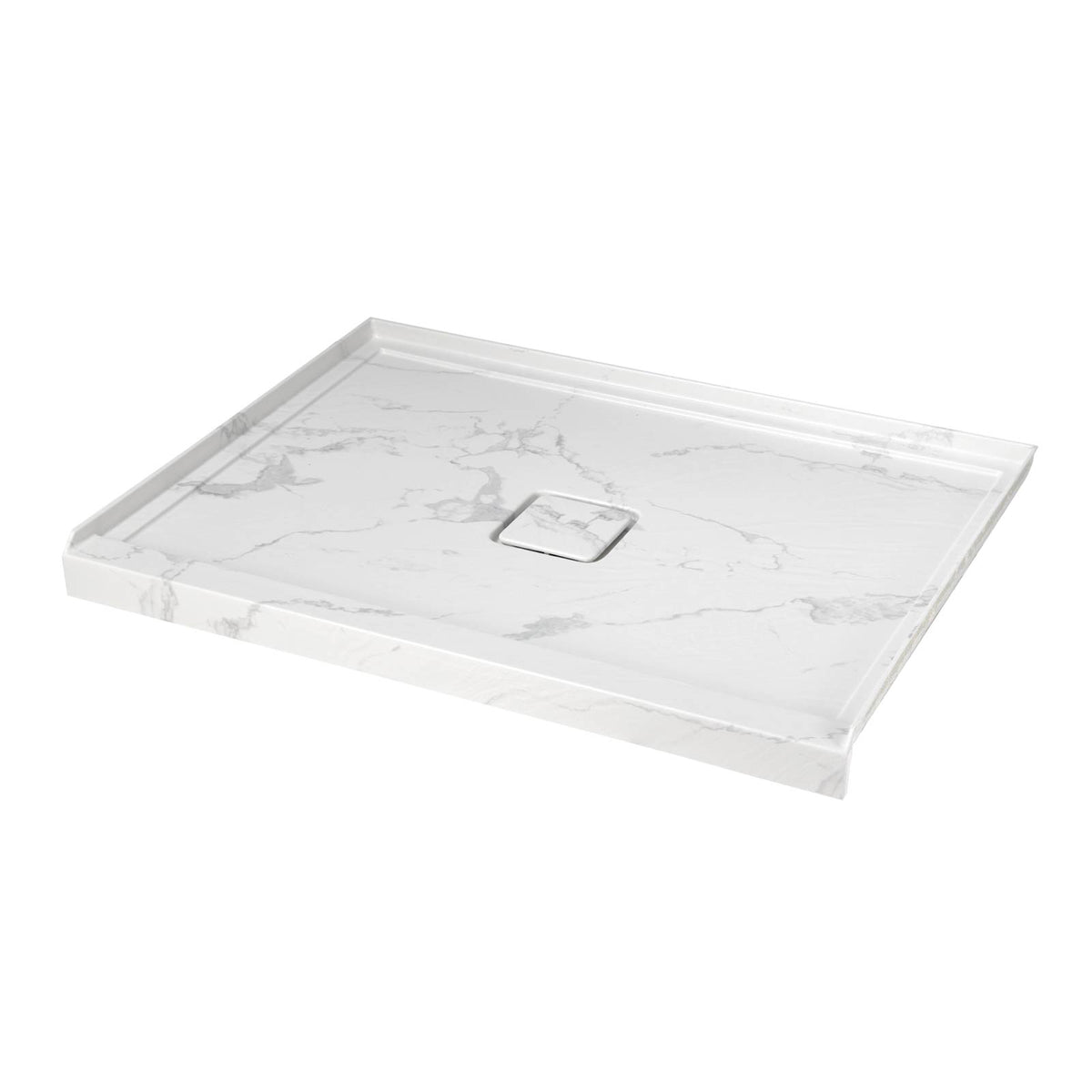Mokleba 60"x36" Center Drain Square Outlet Shower Pan