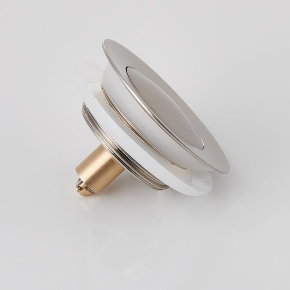 Mokleba 7-Finish Push Button Bathtub Drain Stopper Universal Fit