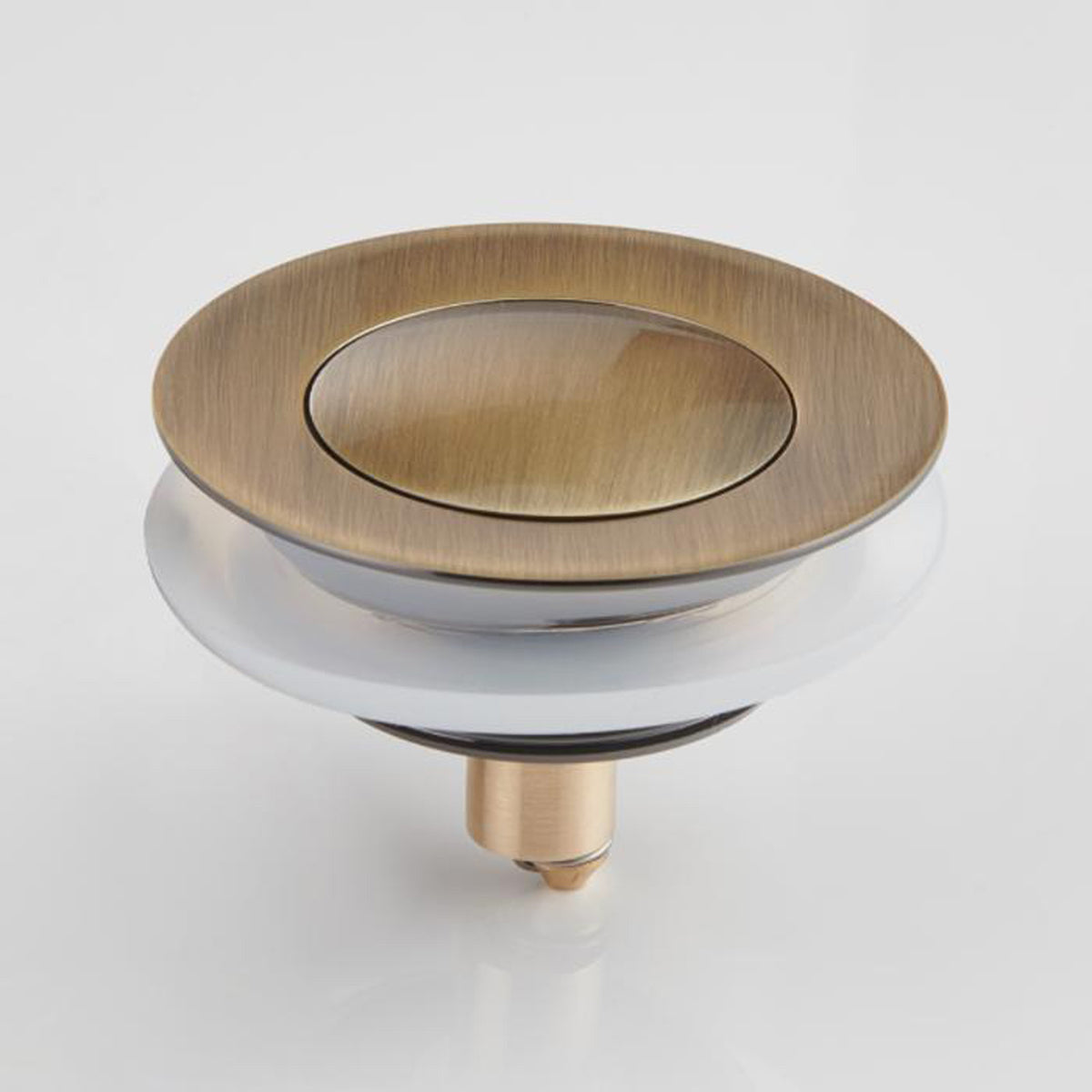 Mokleba 7-Finish Push Button Bathtub Drain Stopper Universal Fit