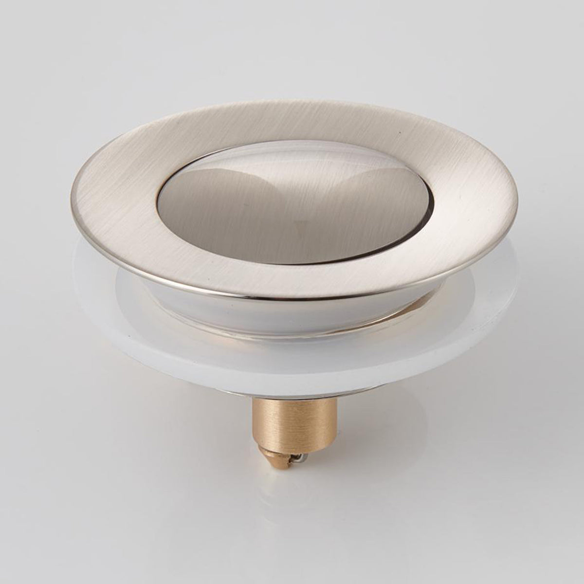 Mokleba 7-Finish Push Button Bathtub Drain Stopper Universal Fit