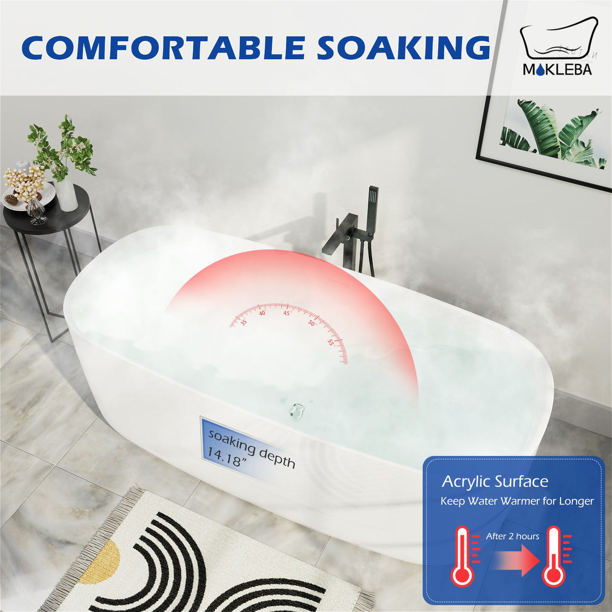 Comfortable Soaking