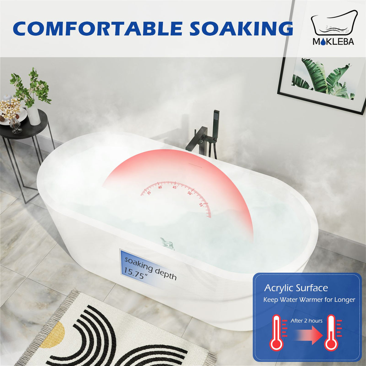 Comfortable Soaking