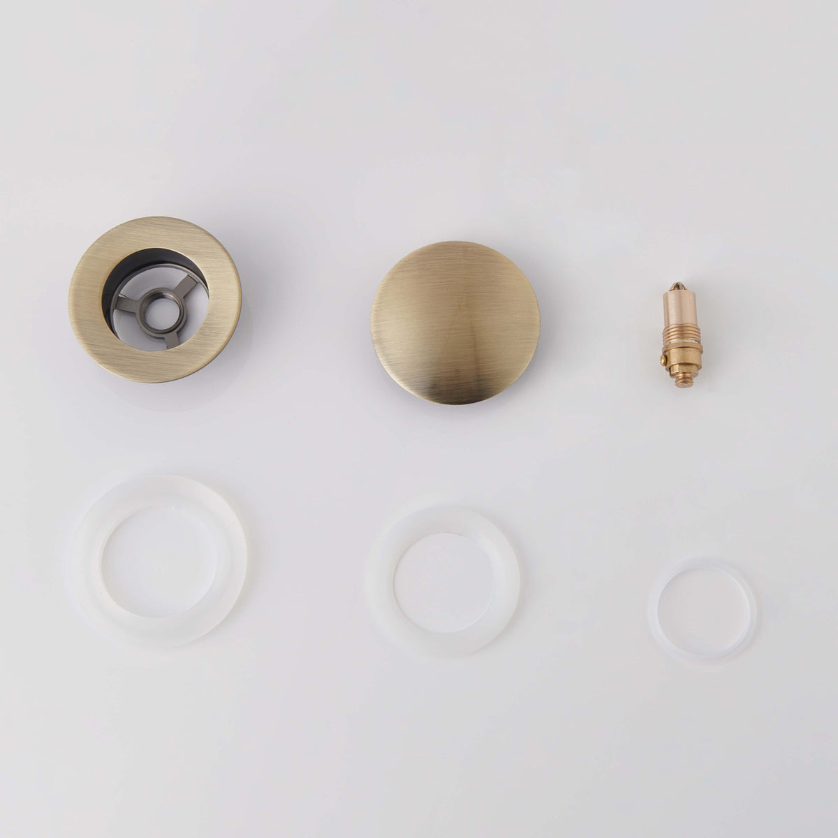 Mokleba Universal Bathtub Drain Stopper in 7 Finishes for Bath Installations