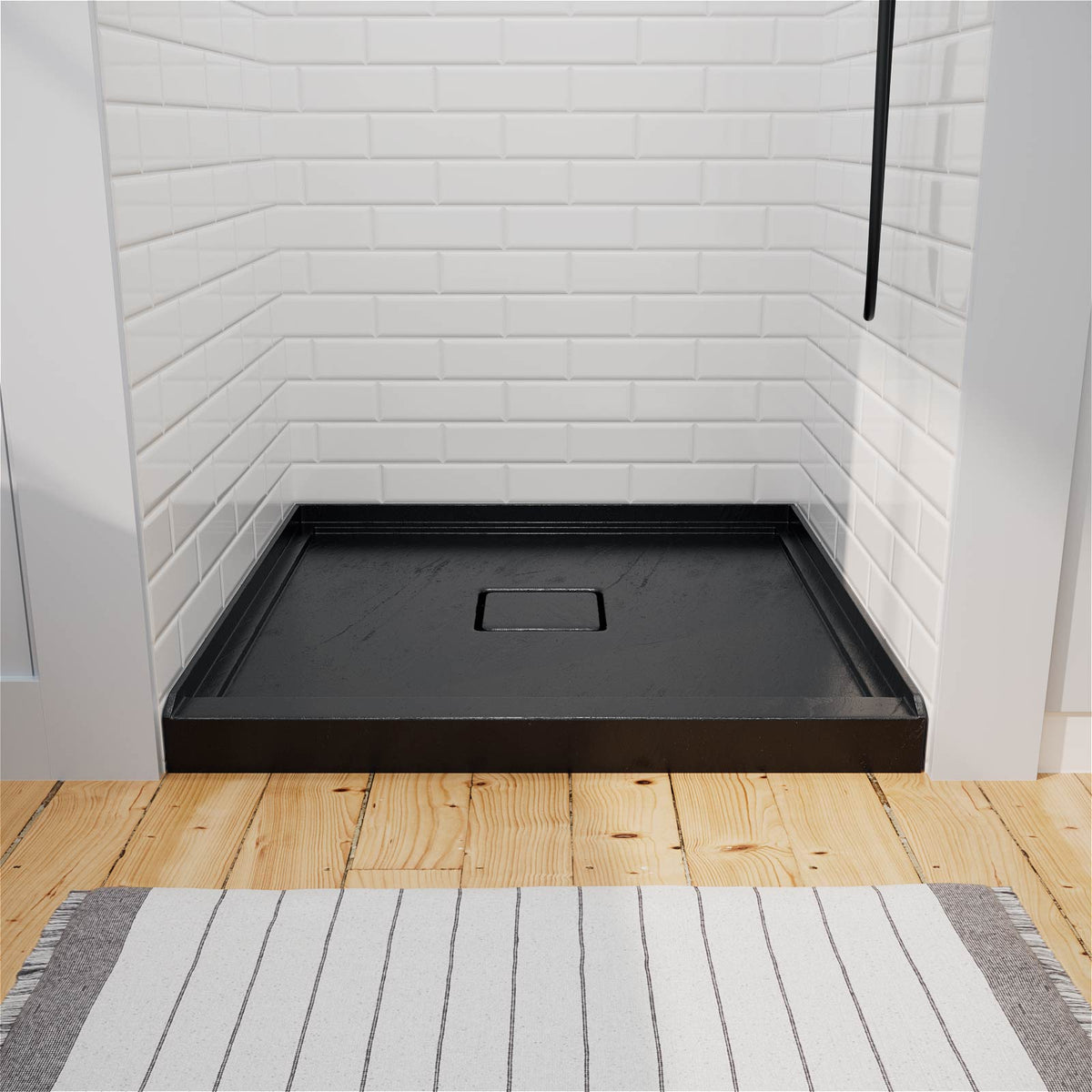 Mokleba 36"x36" Square Center Drain Shower Pan