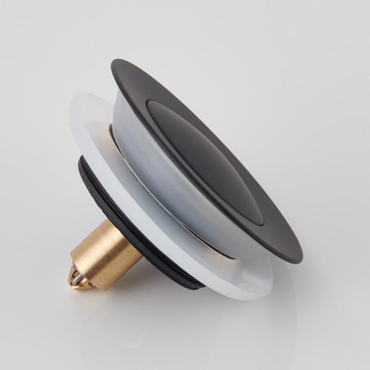 Mokleba 7-Finish Push Button Bathtub Drain Stopper Universal Fit