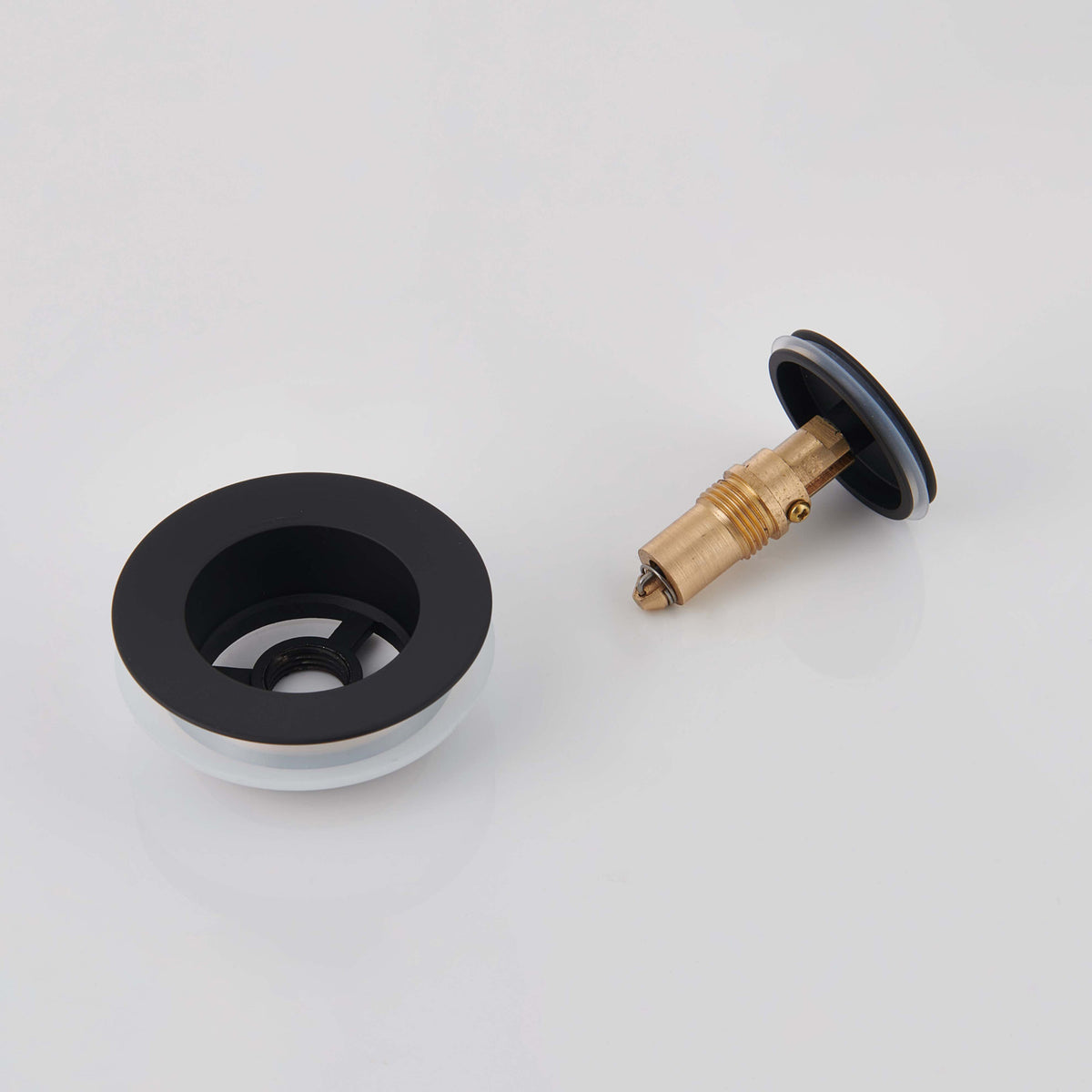 Mokleba 7-Finish Push Button Bathtub Drain Stopper Universal Fit