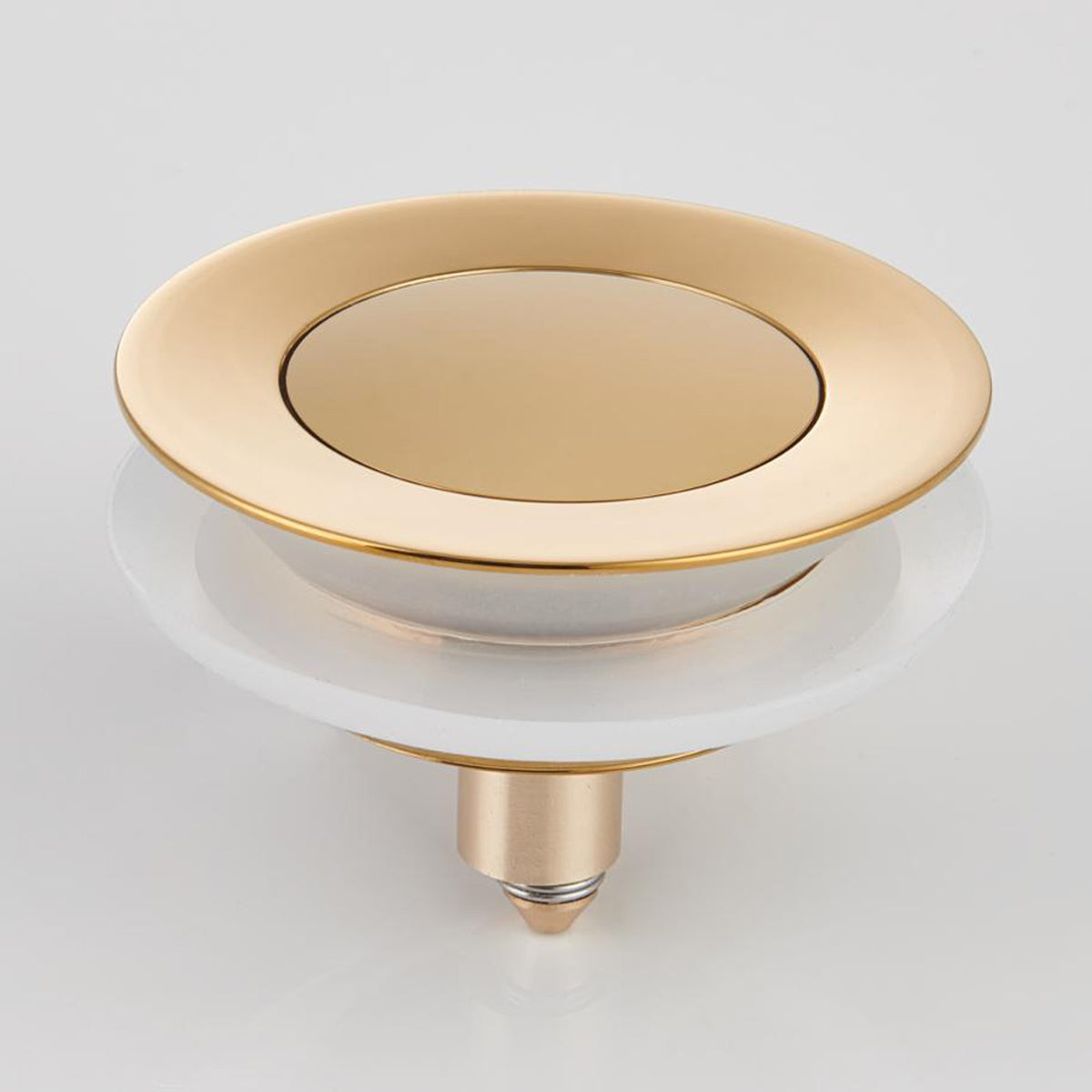 Mokleba 7-Finish Push Button Bathtub Drain Stopper Universal Fit