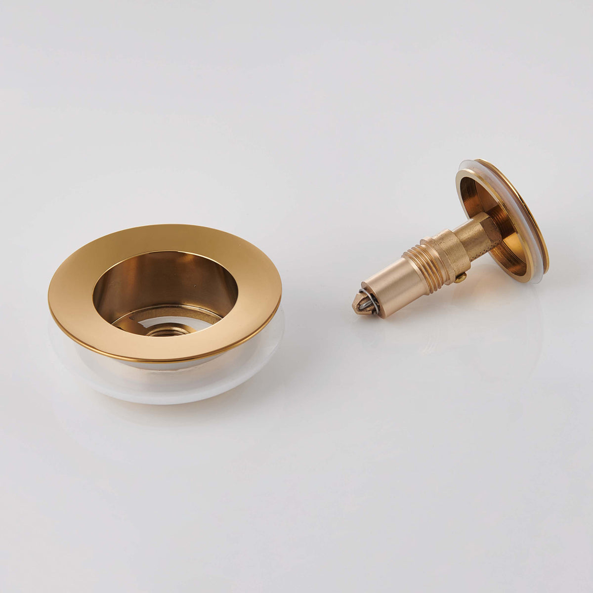 Mokleba 7-Finish Push Button Bathtub Drain Stopper Universal Fit