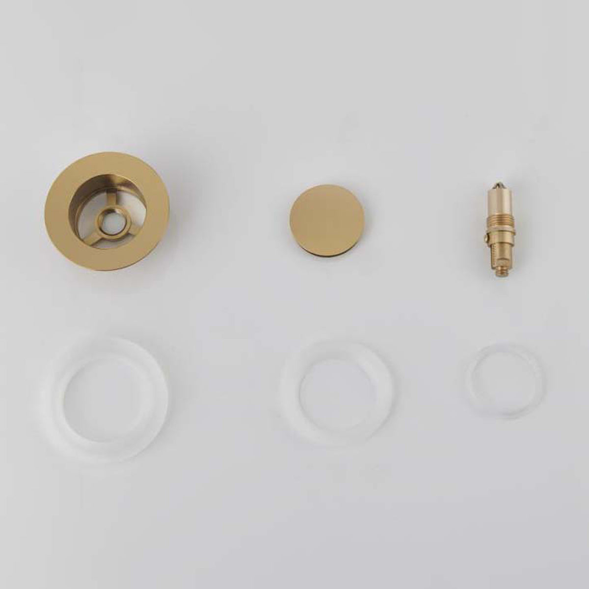 Mokleba 7-Finish Push Button Bathtub Drain Stopper Universal Fit