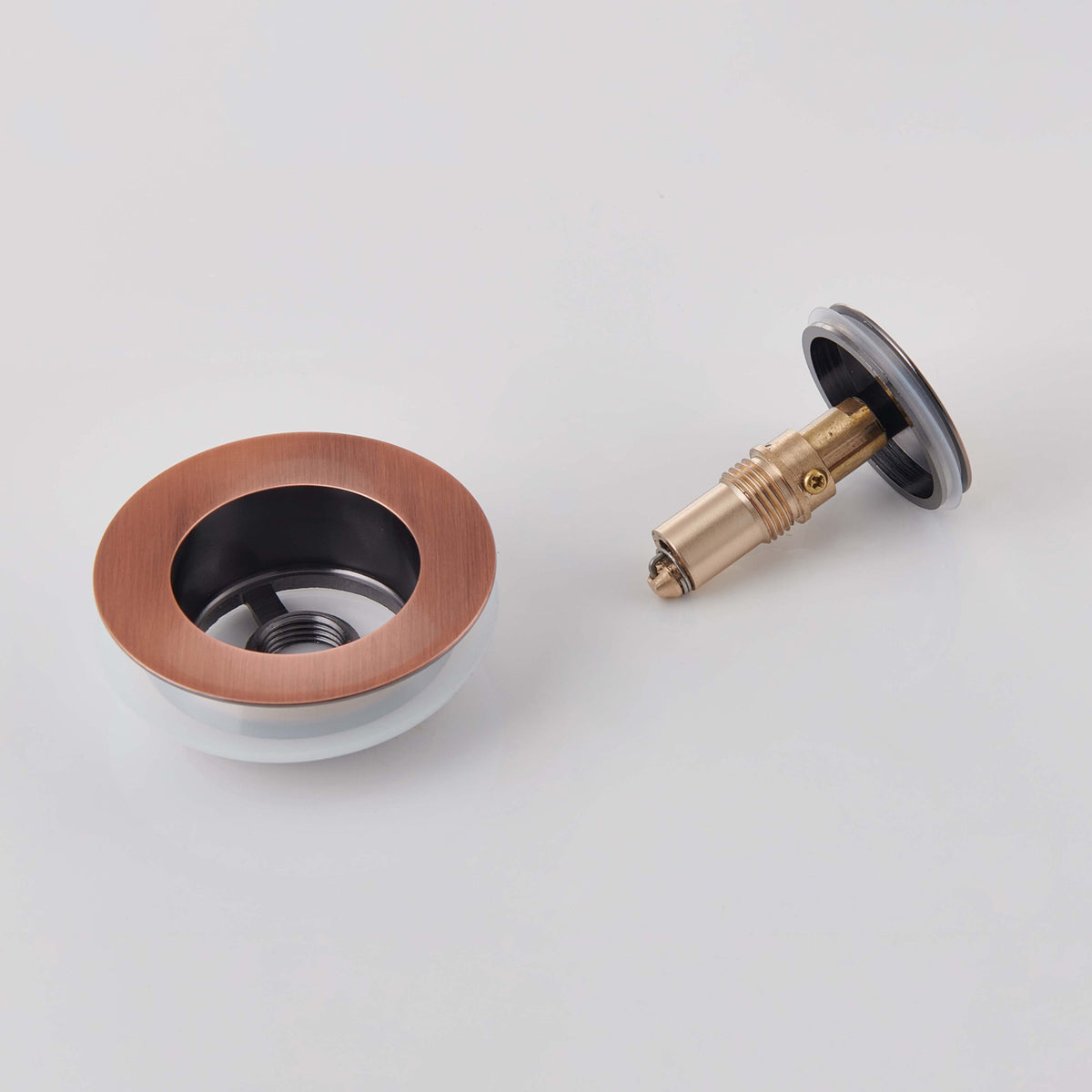 Mokleba 7-Finish Push Button Bathtub Drain Stopper Universal Fit